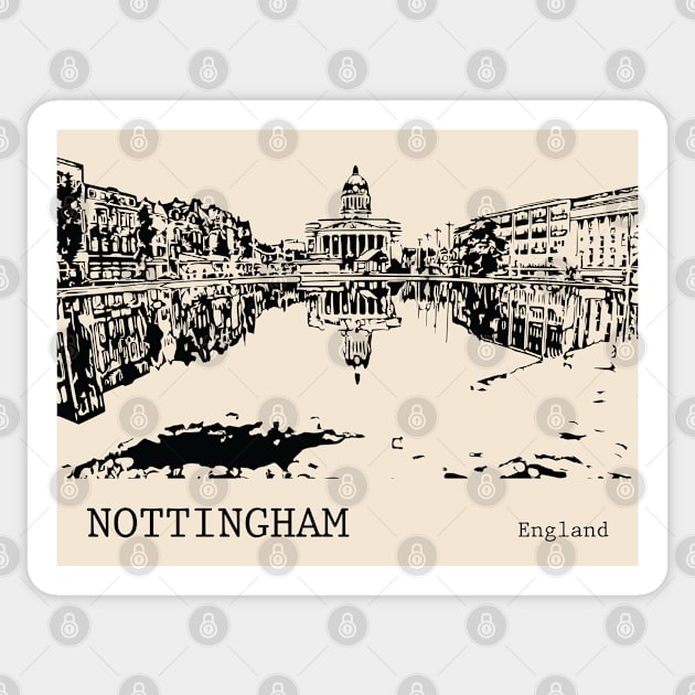 Nottingham England Sticker by Lakeric